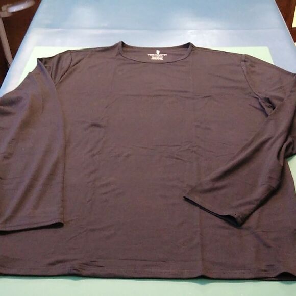 Men's XXL Free Country Black Long Sleeve Shirt - Picture 1 of 6